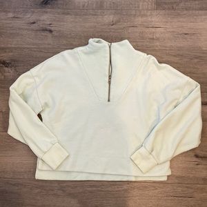 Sweaty Betty Cropped Half Zip Pullover